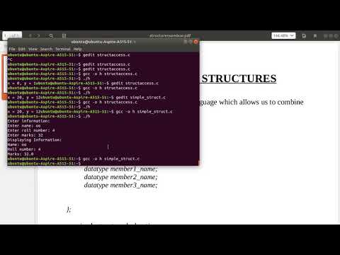 Programming in C: Introduction to structure