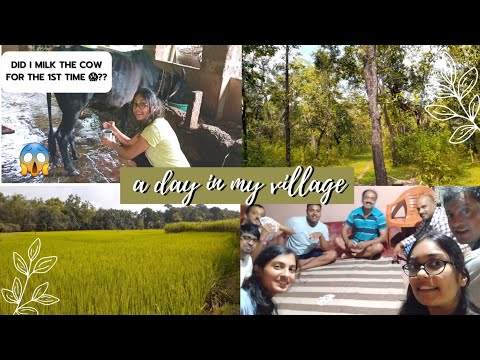 A day in my village! Did I milk the cow🤫??How i spend my day?  ||MINI VLOG||