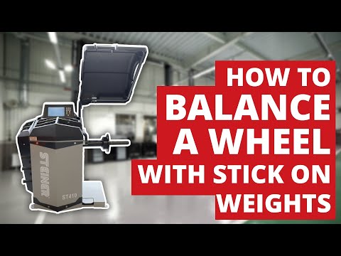 Balancing a wheel with a Steiner ST410 Wheel Balancer