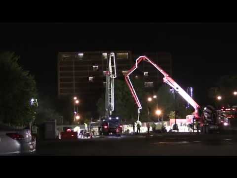 New UIC College of Engineering Building Concrete Pour