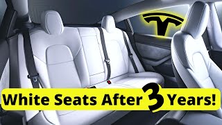 My Tesla Model 3 White Interior Seats After 3 Years Review 🚗 Regrets?