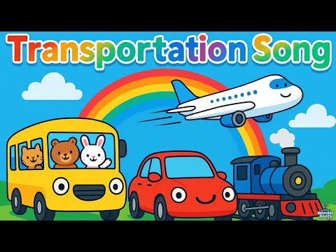 Zoom Zoom! Learn Vehicles with the Transportation Song | Nursery Rhymes