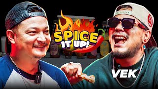Vek Hides His Tears While Taking On Spicy Wings!🥵 @vek.official | Spice It Up | EP: 01