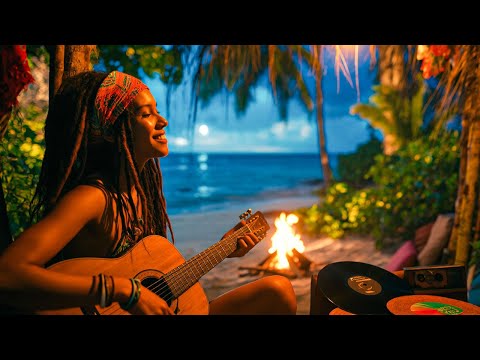 🏝️ Tropical Reggae Chill | Sunset Guitar Session on the Shore
