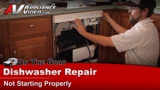 KitchenAid Dishwasher Repair - Not Starting Properly - Control Panel