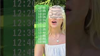Learn How to Tell Time in English 12:00 | Easy Time-Telling Guide