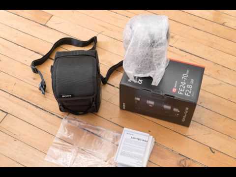 Sonyalpha 24-70/2.8 GM lens unboxing