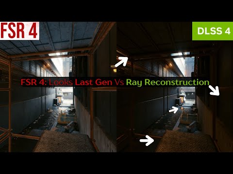 FSR 4 vs DLSS 4: 10 Scene Comparison - Ray Reconstruction Makes FSR 4 Look Last-Gen