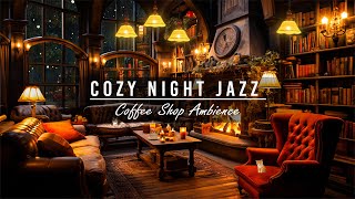 Ethereal Piano Late Night Jazz ☕ Cozy Coffee Shop with Jazz Relaxing Music for Sleep, Work, Study