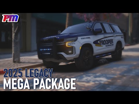 FiveM | 25+ Police Debadged | 2025 Legacy Mega Pack | Templates Included | Unique Parts