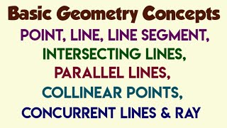 Basic Geometry Concepts | Learn 8 important basics