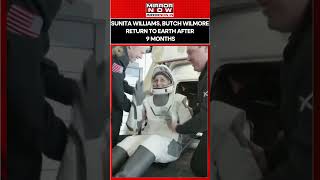 NASA Astronauts Sunita Williams and Butch Wilmore Return To Earth After 9 Months In Space #shorts
