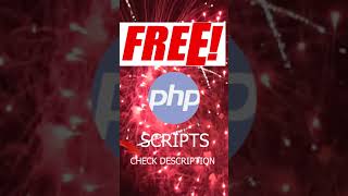 FREE DOWNLOAD PHP SCRIPTS DOWNLOAD #Shorts $short