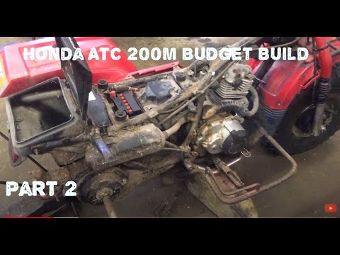 New Honda ATC 200m Project, Budget build! Part two