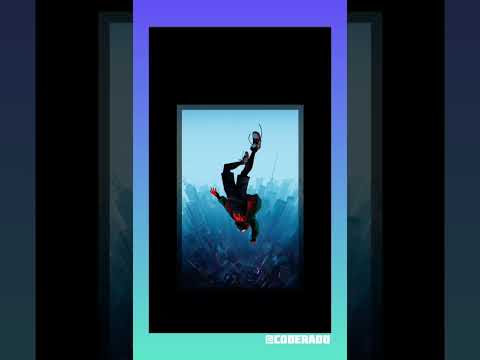 Spiderman 3d card with css ✨👨‍💻 #html #code #coding #css #design #web_design#spiderman