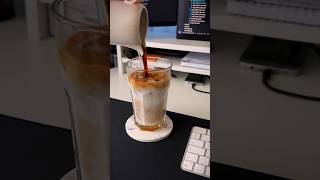 Cozy home coding desk sesh as a remote iOS developer #asmr #satisfying #softwareengineer #coffee