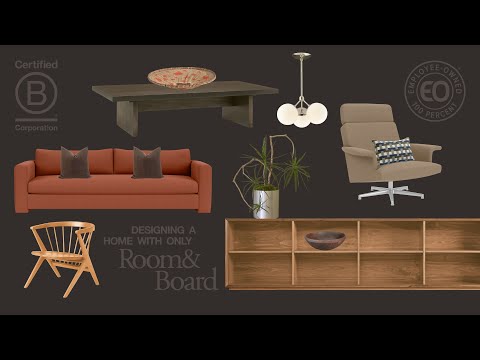 i designed an ENTIRE HOME with room & board (not sponsored)