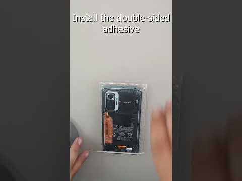 How to properly install phone battery back cover with double sided tape/adhesive