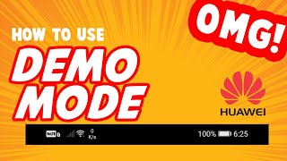 How to use DEMO MODE in huawei and honor smartphone