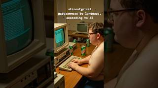 stereotypical programmers by language, according to AI