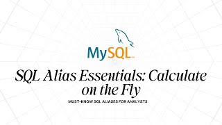 SQL Aliases Made Easy: Calculate on the Fly + Cleaner Queries