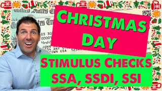 Christmas Day: Stimulus Checks & Social Security Checks