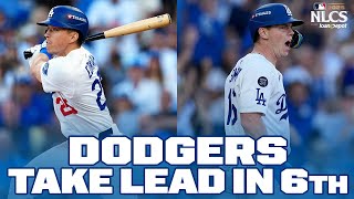 FULL INNING: No more tie game! Tommy Edman puts the Dodgers ahead in the 6th inning 😎