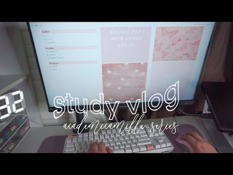 study vlog 01 🍂 | pulling an all-nighter, pre-study rituals, bacte exam prep