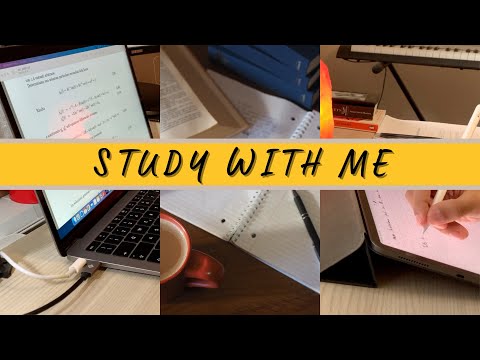 Study Vlog as Engineering Student - Study with me 1 hour session Uni Vlog