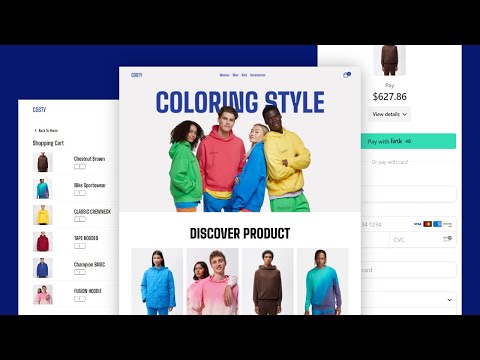 Build a Ecommerce Website With Stripe Payment HTML CSS JavaScript & NodeJS