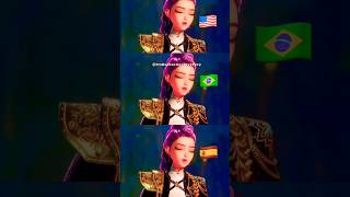 Golden in different languages🔥# #kpopdemonhunters #kpop #song #golden #huntrix #multilanguage