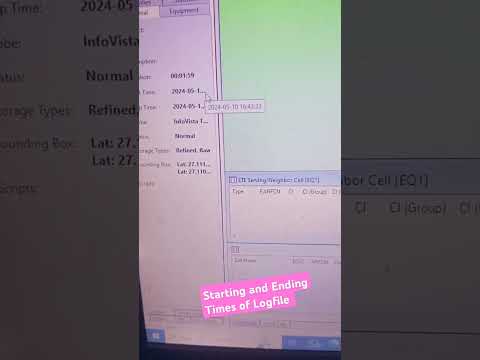 Find  Starting and Ending Times of Logfile