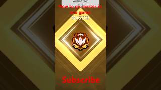 How to go master in one game #freefire #short #viral #tricks