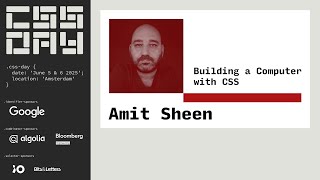 Building a Computer with CSS - Amit Sheen - CSS Day 2025