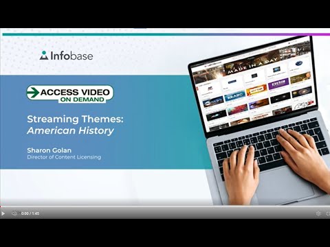 Streaming Video Themes for Public Libraries: American History