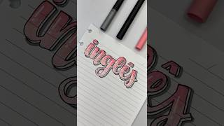 Ideia de título com brush pen baratinha da Shopee #brushpen #titulosbonitos #brush #lettering