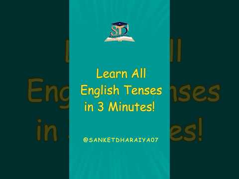 "Master English Tenses Under 3 Minutes! "🚀 #learnenglish #grammartips #english #learngrammar
