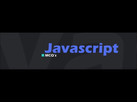 JavaScript MCQ's Questions and Answers