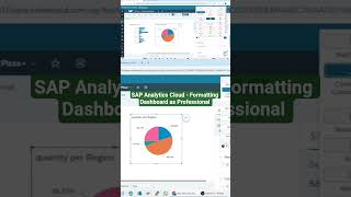 SAP Analytics Cloud - Formatting Dashboards as Professional