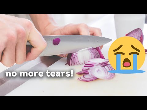 Stop CRYING from CUTTING ONIONS! | Food Hacks Ep. 2