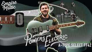 Powers Electric A-Type Select FF42 - Sage Green Metallic Ghost Flame