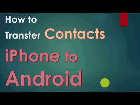 Transfer Contacts iPhone to Android