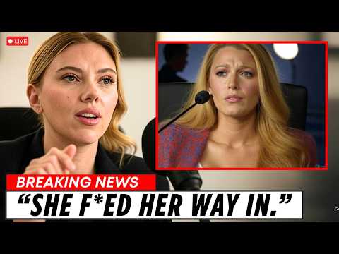 Scarlett Johansson HUMILIATES Blake Lively For Trying to Steal Her Role | LIVE