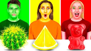 Alimentos de Los Mismo Colores Desafío por Hahanom Top Challenges