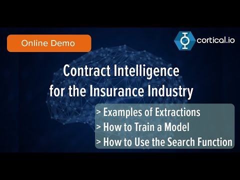 Contract Intelligence for the Insurance Industry using Natural Language Understanding – Demo