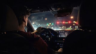 ASMR Late Night Car Ride 