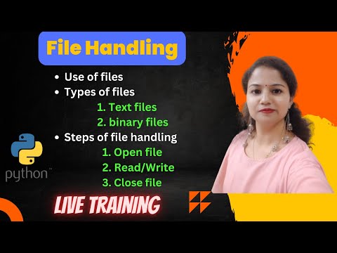 File Handling Basics in Python | Python File Handling | Class 12 | class 11 | Text & Binary Files