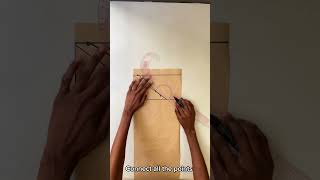 Easy,quick sleeve pattern making under 3 minutes (for beginners) #sewingtutorials#sew#patternmaking