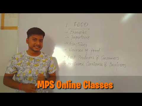 Food - Part 1 || Class 6 || Chapter 1 || Science
