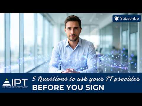 What Makes a Good IT Partner? 5 Questions to Ask Before You Sign